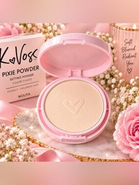 K Voss Pixie Powder Setting Powder Nolita 8g Vitamin E Hyaluronic Acid